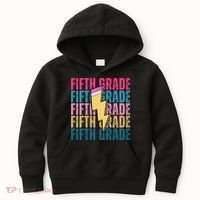 Fifth Grade Lightning Pencil Back To School Kids Hoodie thumb 0