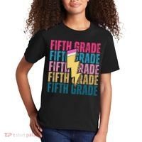 Fifth Grade Lightning Pencil Back To School Kids T-Shirt thumb 2
