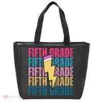 Fifth Grade Lightning Pencil Back To School Tote Bag thumb 0
