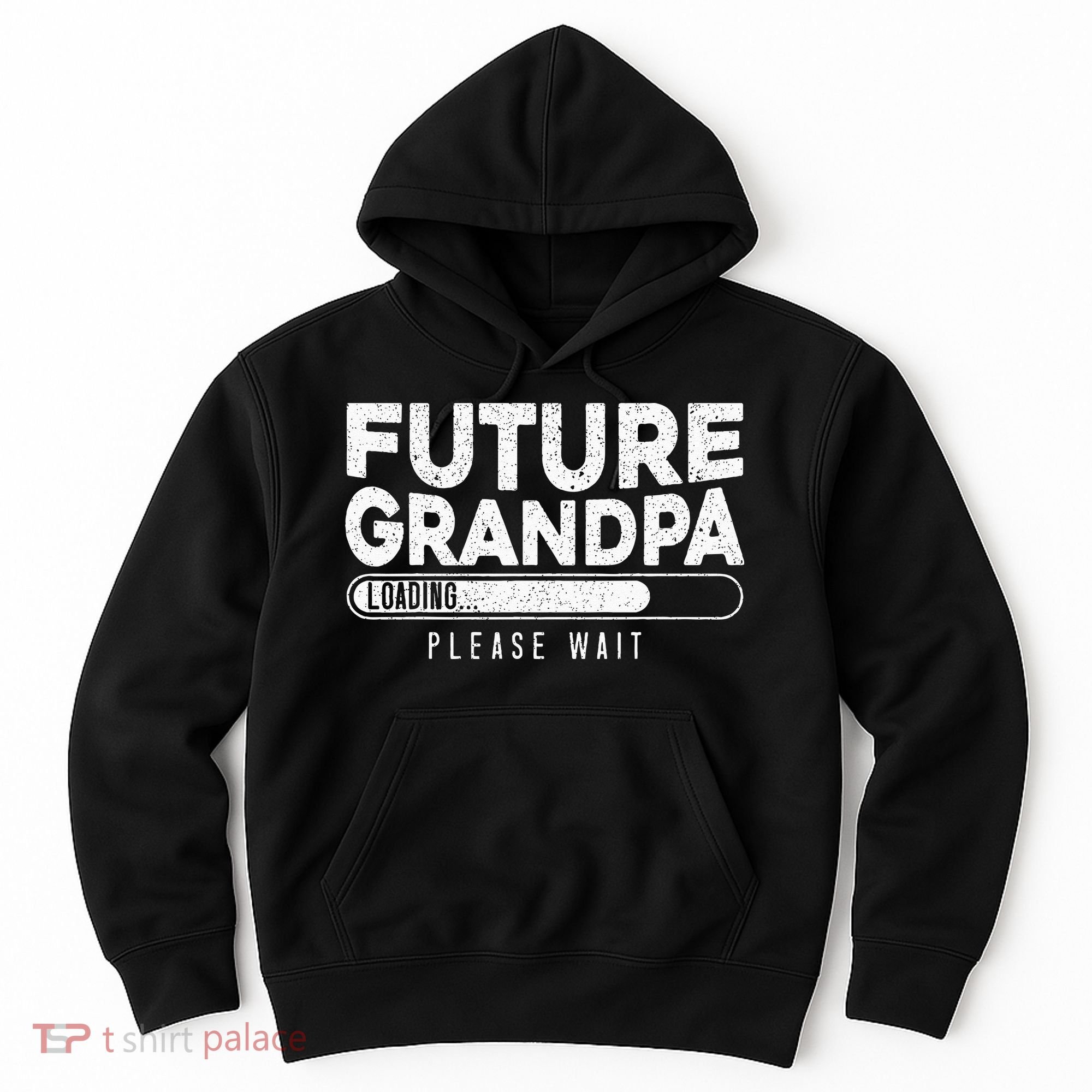 Future Grandpa Loading Baby Announcement Gender Reveal Hoodie