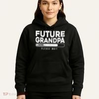 Future Grandpa Loading Baby Announcement Gender Reveal Hoodie thumb 5