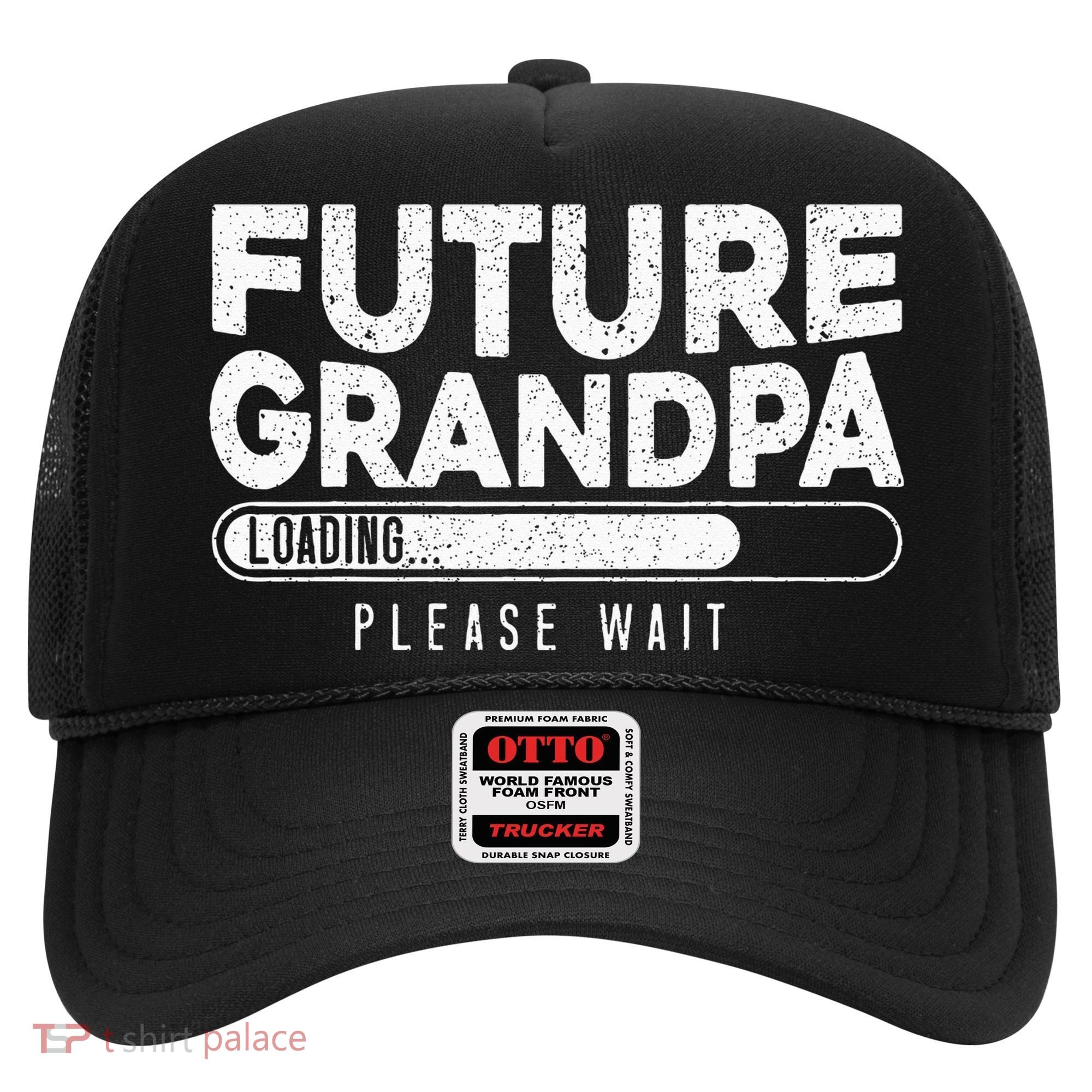 Future Grandpa Loading Baby Announcement Gender Reveal Hat