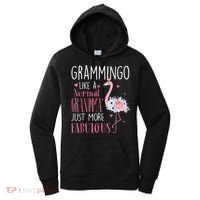 Flamingo Grammingo Like A Normal Grandma Gift Funny Grandma Cute Gift Women's Hoodie thumb 0