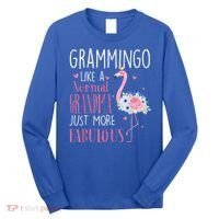 Flamingo Grammingo Like A Normal Grandma Gift Funny Grandma Cute Gift Long Sleeve Shirt thumb 0