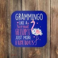 Flamingo Grammingo Like A Normal Grandma Gift Funny Grandma Cute Gift Coaster thumb 0