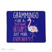 Flamingo Grammingo Like A Normal Grandma Gift Funny Grandma Cute Gift Mousepad thumb 0