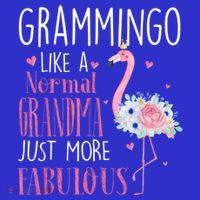 Flamingo Grammingo Like A Normal Grandma Gift Funny Grandma Cute Gift Toddler Hoodie thumb 2