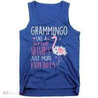 Flamingo Grammingo Like A Normal Grandma Gift Funny Grandma Cute Gift Tank Top thumb 0