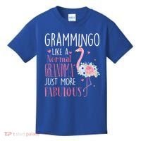 Flamingo Grammingo Like A Normal Grandma Gift Funny Grandma Cute Gift Kids T-Shirt thumb 0