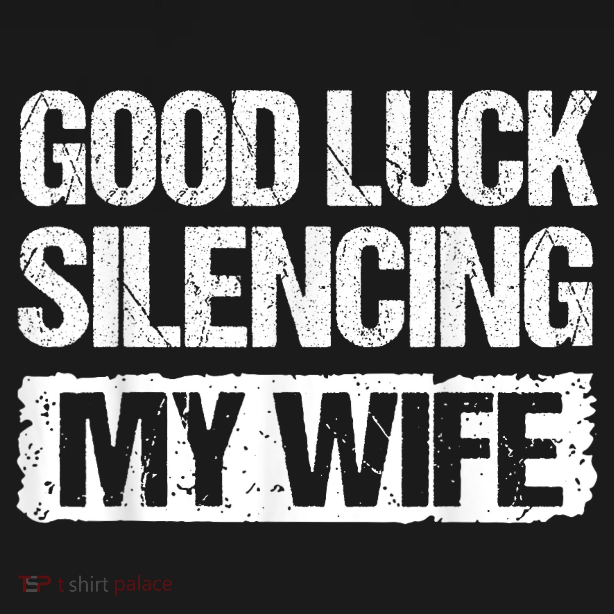 Funny Good Luck Silencing My Wife Women's Hoodie