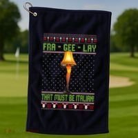 Fra Gee Lay That Must Be Italian Golf Towel thumb 1