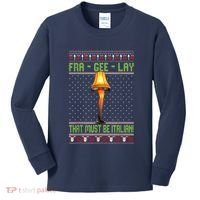 Fra Gee Lay That Must Be Italian Kids Long Sleeve Shirt thumb 0