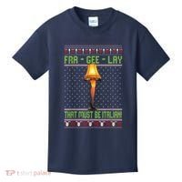 Fra Gee Lay That Must Be Italian Kids T-Shirt thumb 0