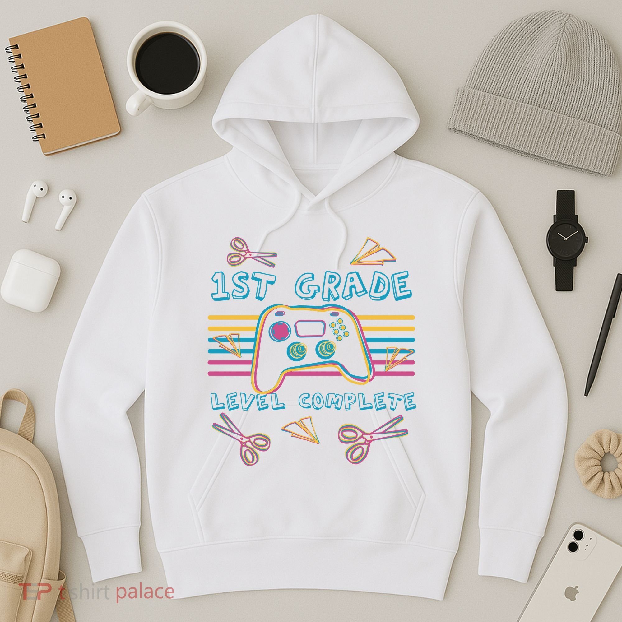 First Grade Level Complete Gamer Hoodie