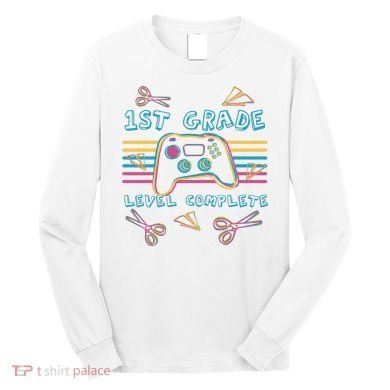 First Grade Level Complete Gamer Long Sleeve Shirt