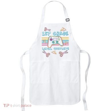 First Grade Level Complete Gamer Apron