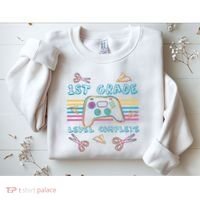 First Grade Level Complete Gamer Sweatshirt thumb 2
