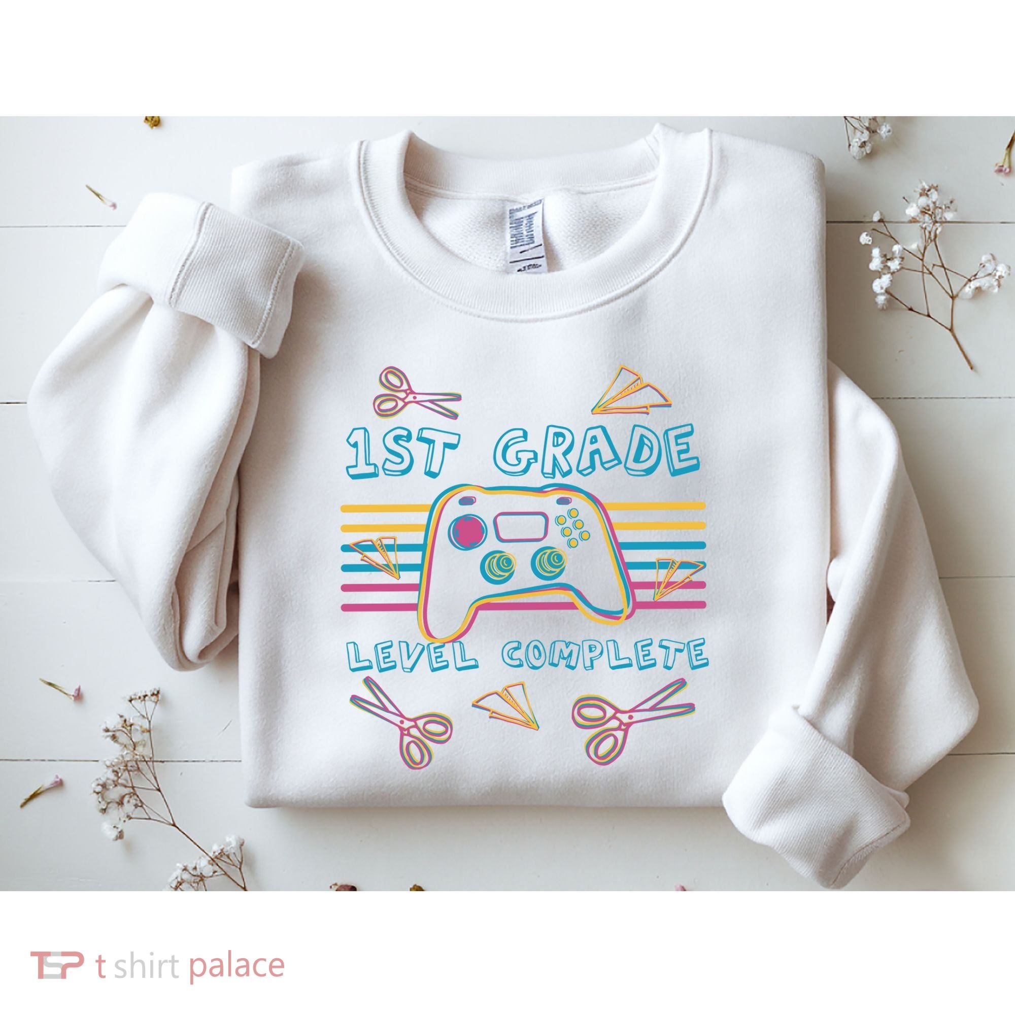 First Grade Level Complete Gamer Sweatshirt