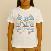 First Grade Level Complete Gamer T-Shirt thumb 4