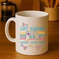 First Grade Level Complete Gamer Coffee Mug thumb 4