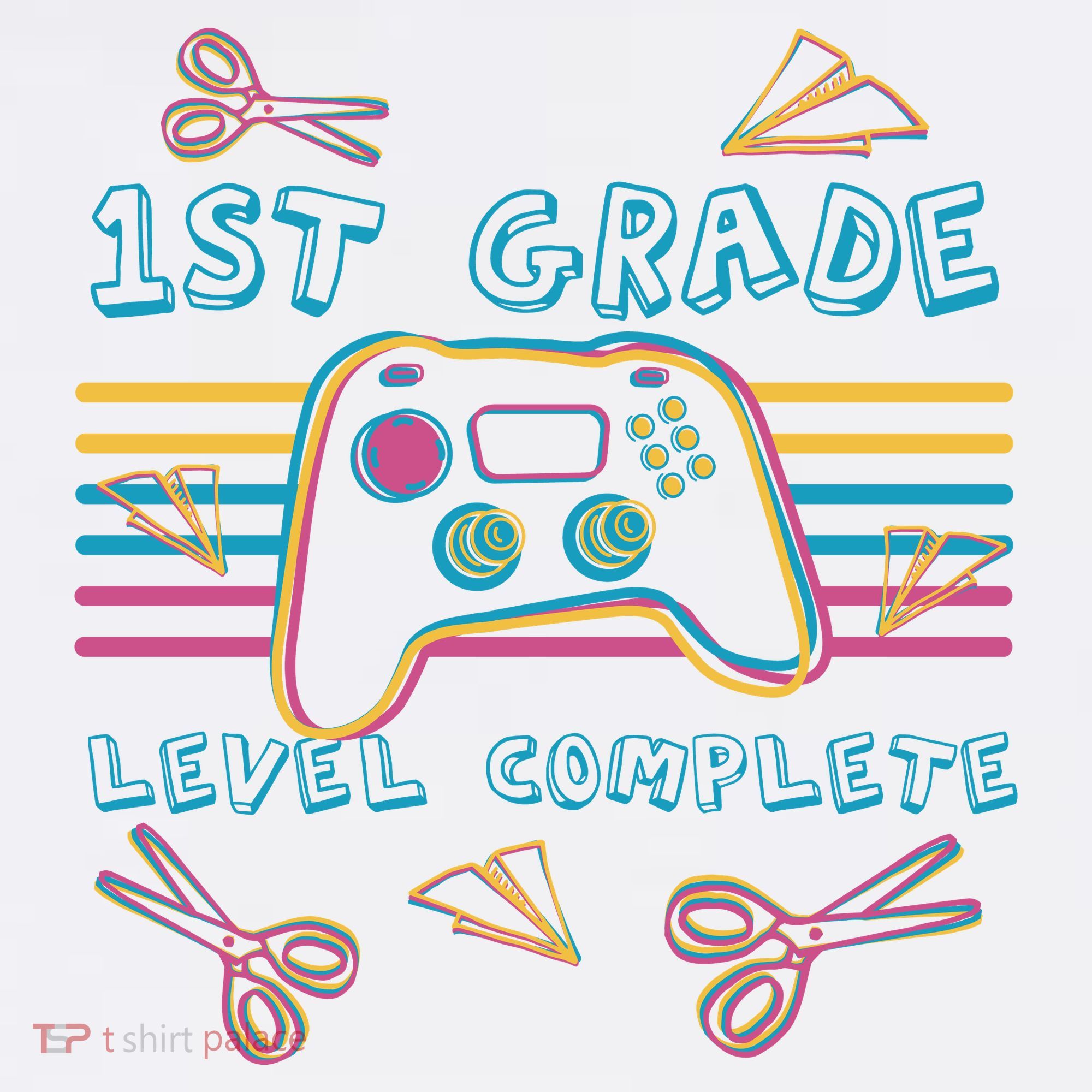 First Grade Level Complete Gamer Polo