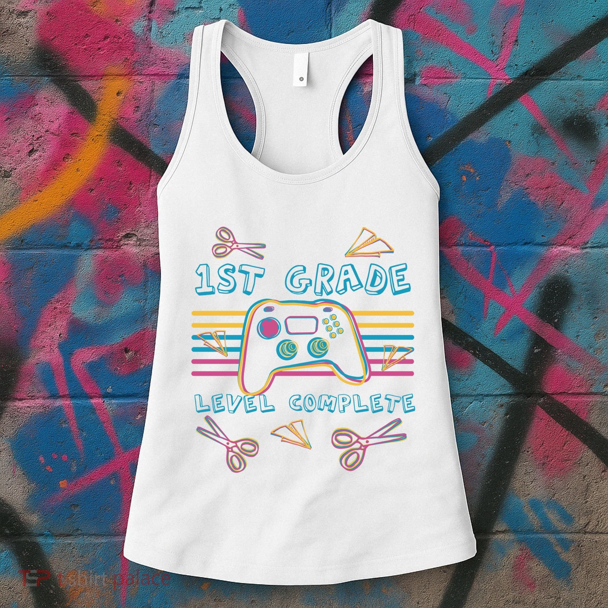 First Grade Level Complete Gamer Women's Tank Top