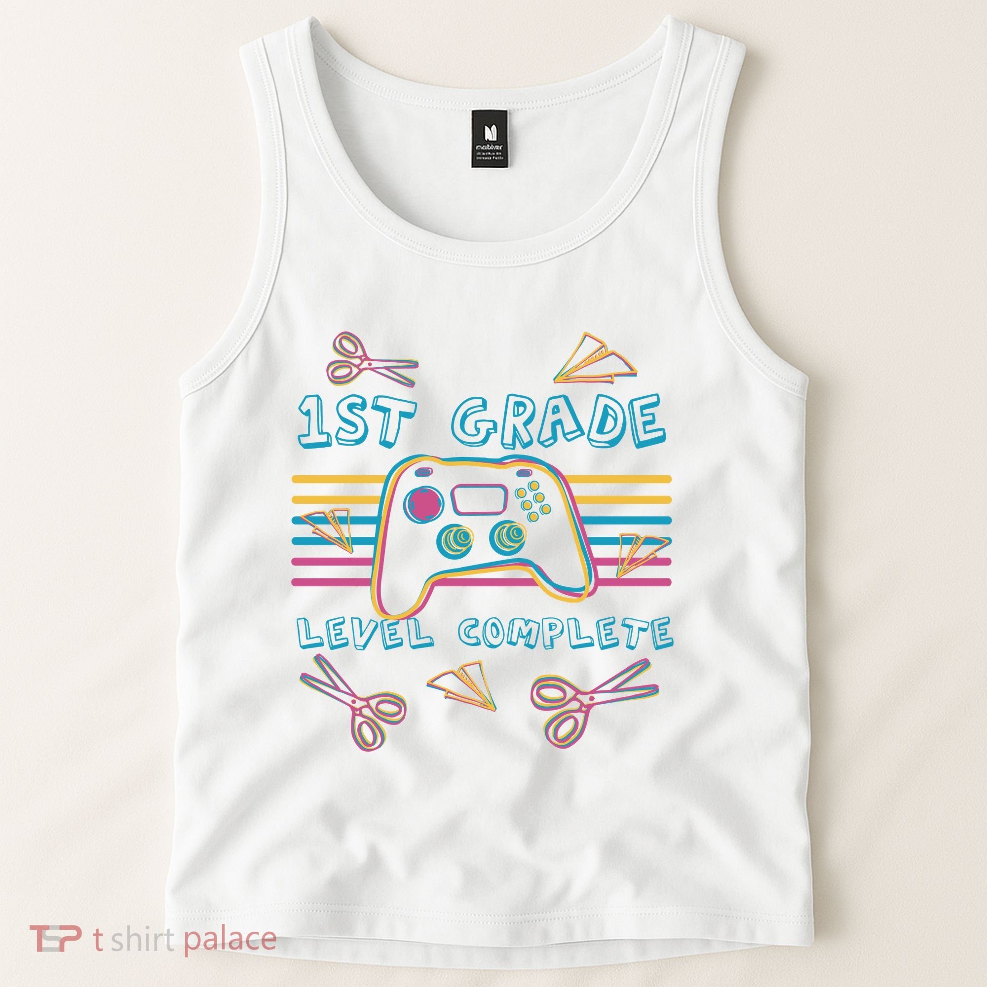 First Grade Level Complete Gamer Tank Top