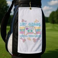 First Grade Level Complete Gamer Golf Towel thumb 2