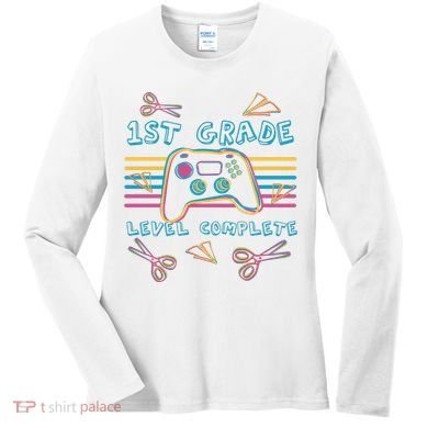 First Grade Level Complete Gamer Women's Long Sleeve Shirt