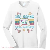 First Grade Level Complete Gamer Women's Long Sleeve Shirt thumb 0