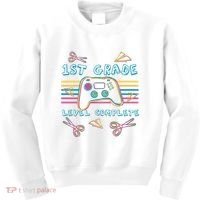 First Grade Level Complete Gamer Kids Sweatshirt thumb 0