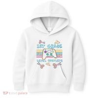 First Grade Level Complete Gamer Kids Hoodie thumb 0