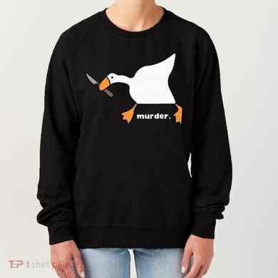 Funny Goose Murder Women's Sweatshirt