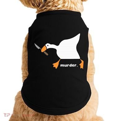 Funny Goose Murder Doggie Tank