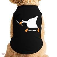 Funny Goose Murder Doggie Tank thumb 0