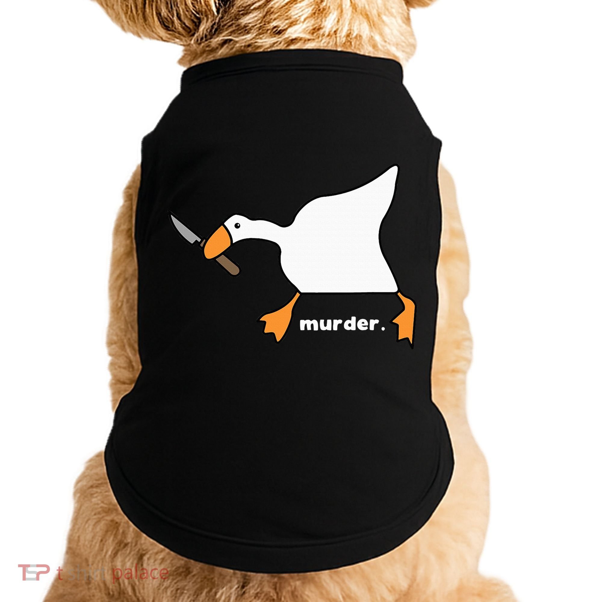 Funny Goose Murder Doggie Tank