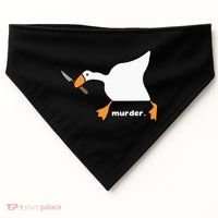 Funny Goose Murder USA-Made Doggie Bandana thumb 0