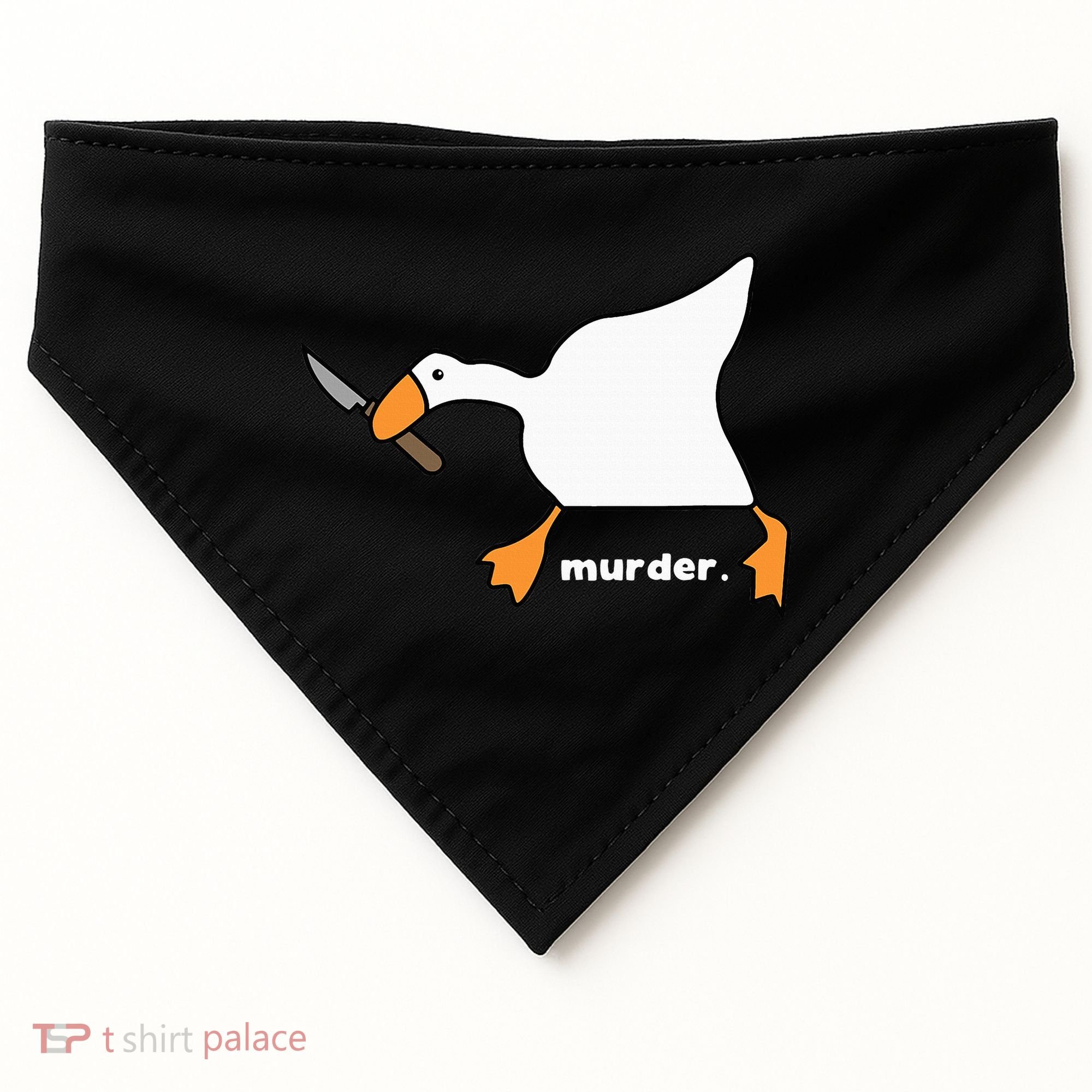 Funny Goose Murder USA-Made Doggie Bandana