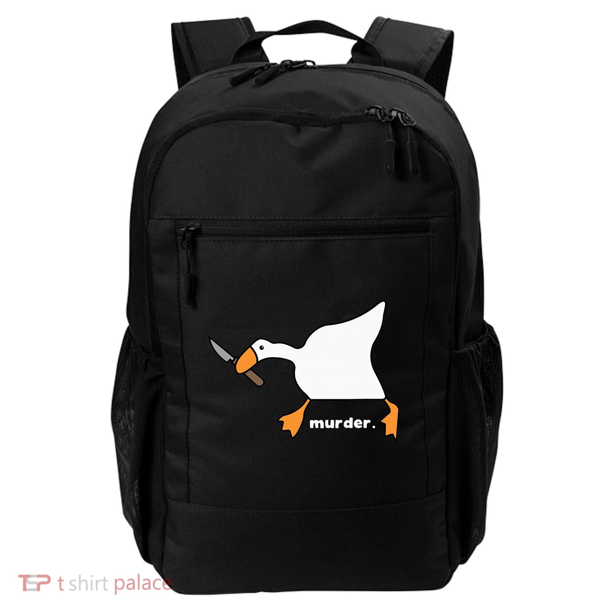 Funny Goose Murder Backpack