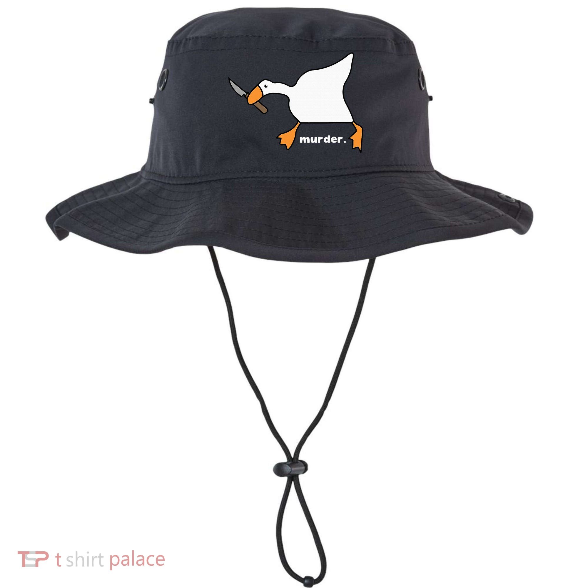 Funny Goose Murder Bucket Hat