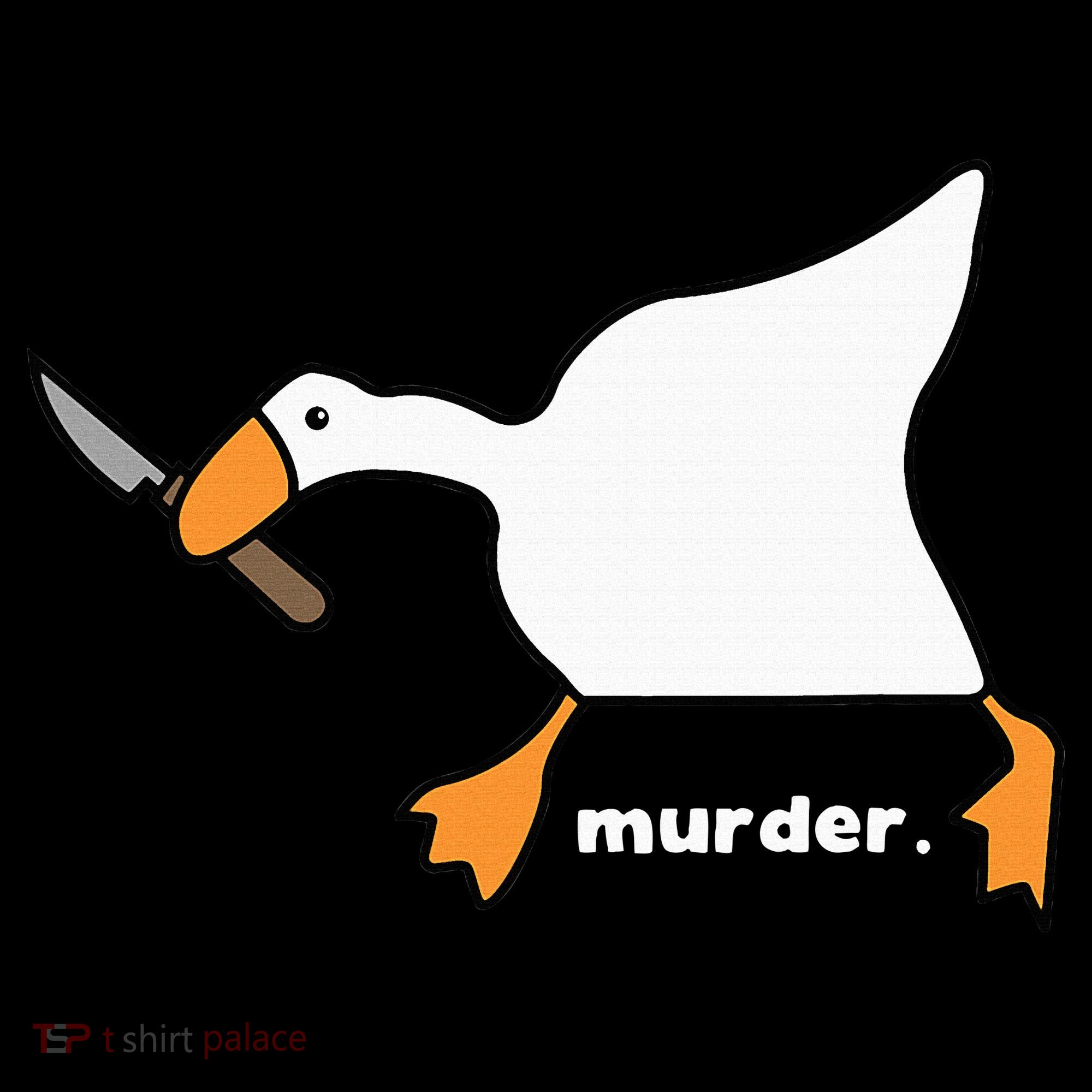 Funny Goose Murder Bucket Hat