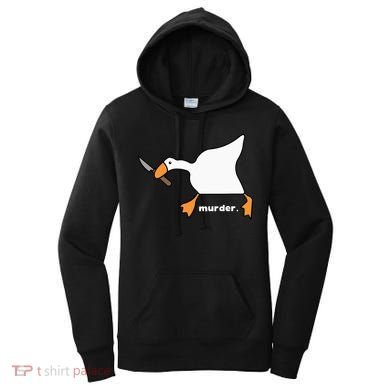 Funny Goose Murder Women's Hoodie
