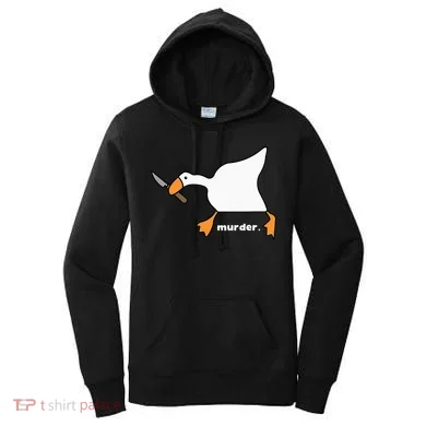 Funny Goose Murder Women's Hoodie