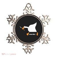 Funny Goose Murder Ornament thumb 0
