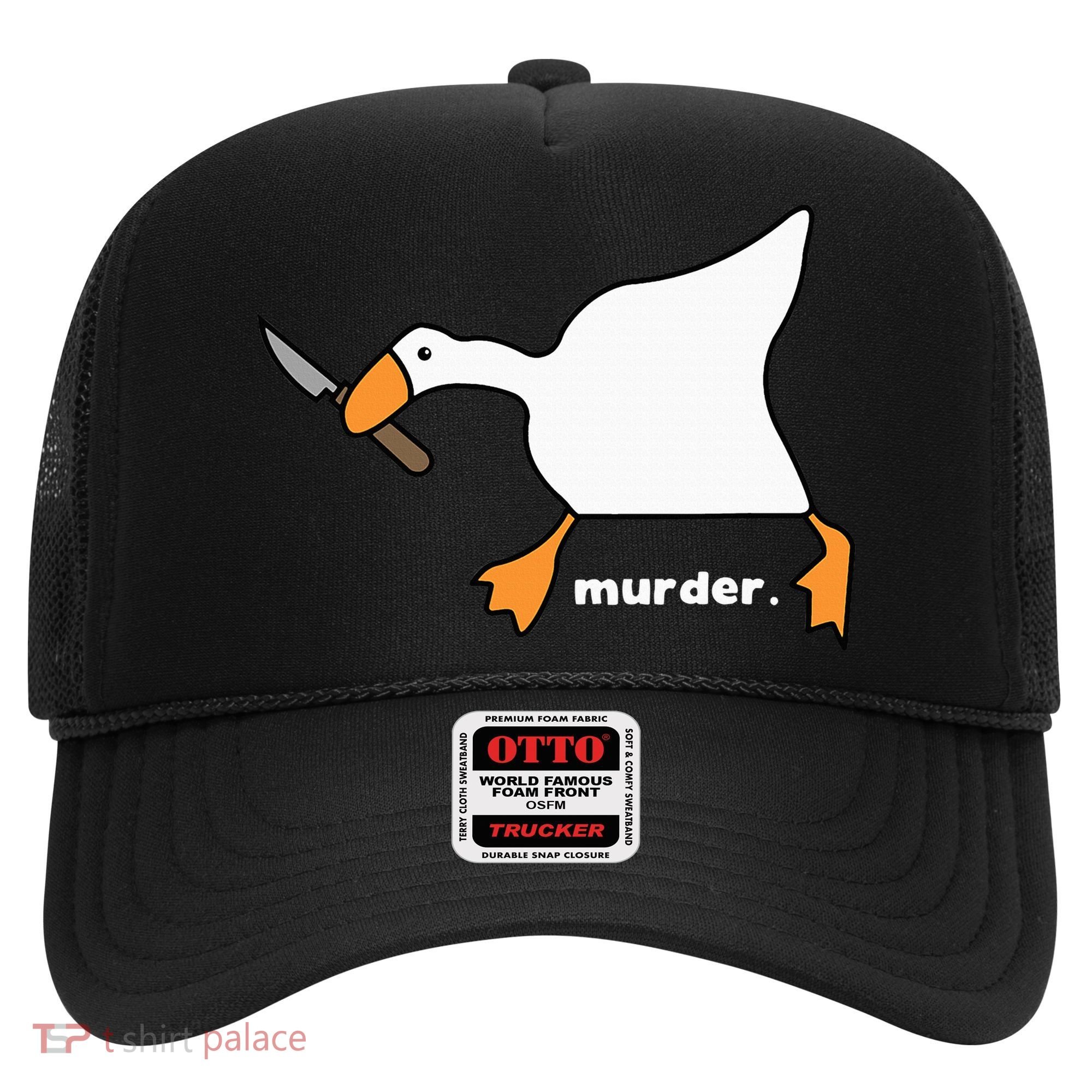 Funny Goose Murder Hat