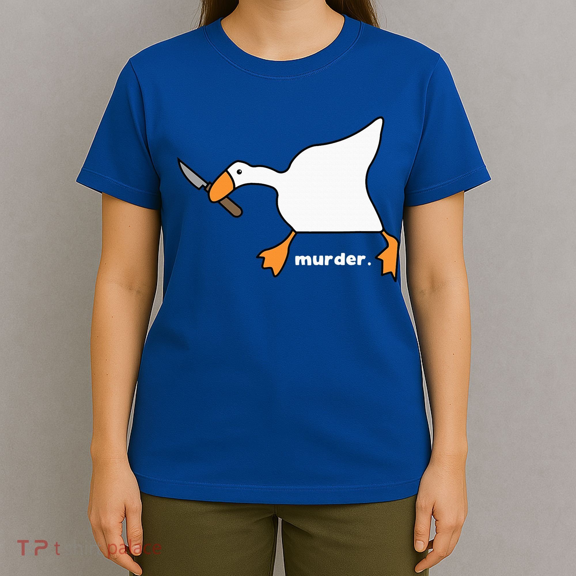 Funny Goose Murder T-Shirt