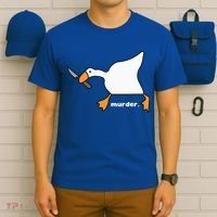 Funny Goose Murder T-Shirt thumb 6