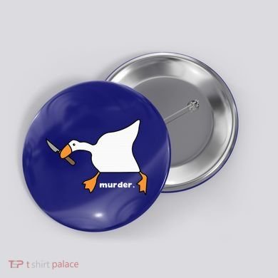 Funny Goose Murder Button