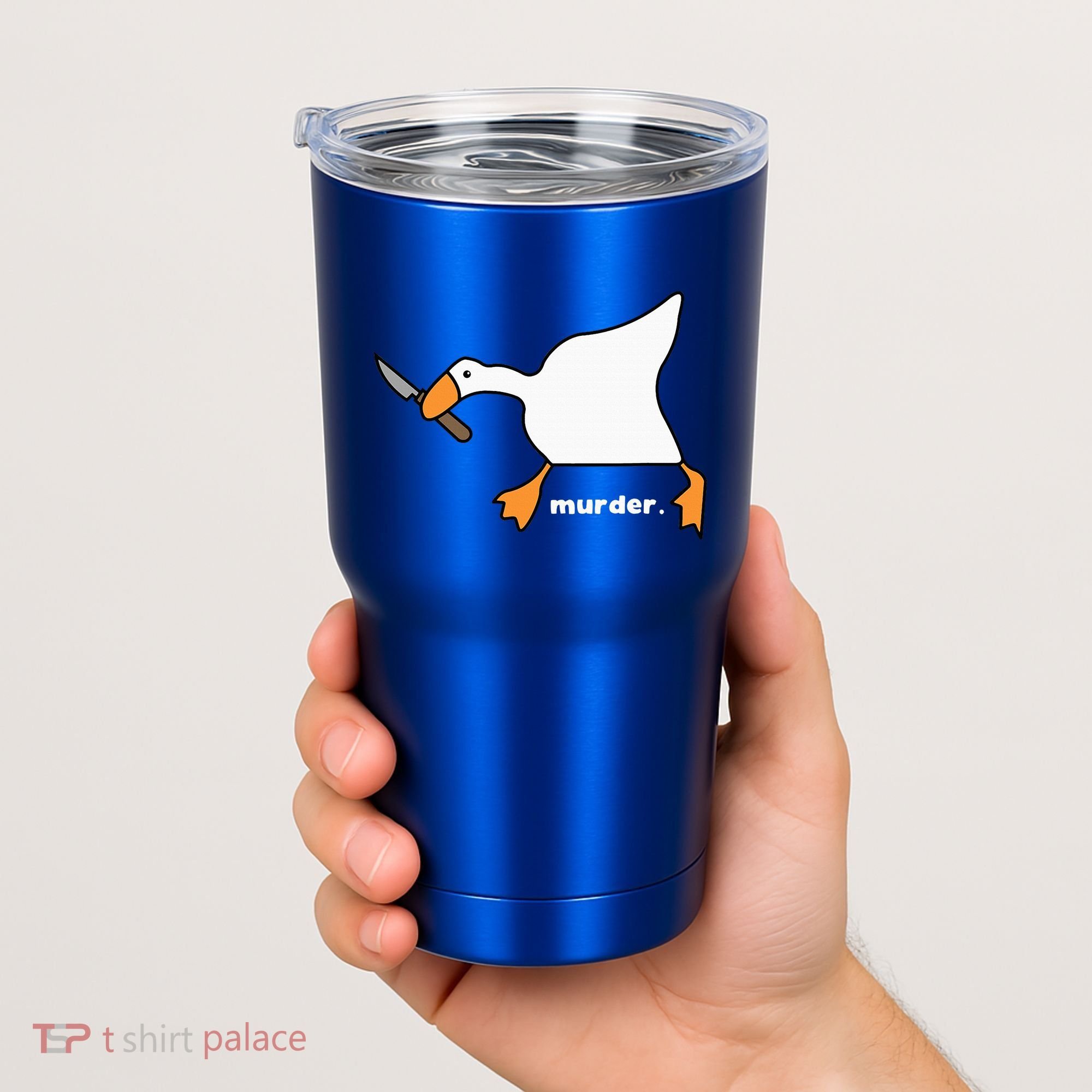 Funny Goose Murder Tumbler