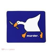 Funny Goose Murder Mousepad thumb 0